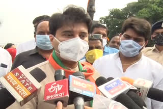 Jyotiraditya Scindia, Rajya Sabha MP