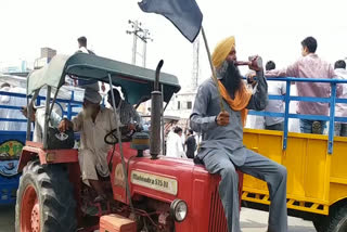 farmers jammed gb road in kurukshetra