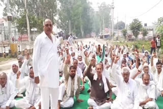 farmers jammed highway in radaur