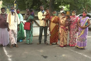 protest against to ongole ggh hospital doctors in prakasham district