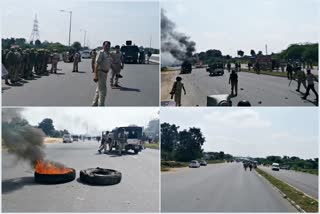 Rajasthan News,  violent protests of ST candidates in Dungarpur