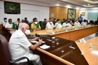 cm yadiyurappa meeting with farmers failed