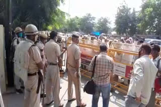 farmers protest against agriculture bill in faridabad