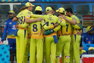 chennai Super Kings are wearing black armbands in memory of Dean Jones and SP Balasubramanyam