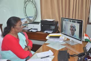 Governor Draupadi Murmu addresses webinar on agricultural reform bill, Webinar on agricultural reform bill in Ranchi, news of agricultural reform bill, रांची में कृषि सुधार बिल पर वेबिनार को राज्यपाल द्रौपदी मुर्मू ने किया संबोधित, रांची में कृषि सुधार बिल पर वेबिनार, कृषि सुधार बिल की खबरें