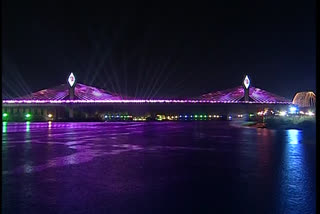 Visitors are allowed on the cable bridge from today