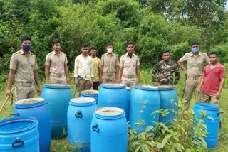 wine seized in gajapati