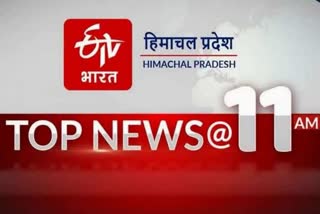 हिमाचल की 10 बड़ी खबरें @11 am