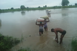 HEAVY RAINS IN KAMAREDDY AND CROPS DROWN IN WATER