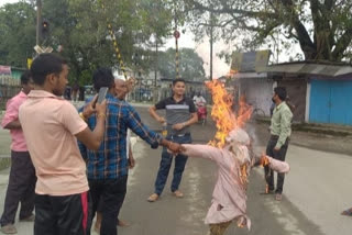 Abaro Suraksha Samiti protests in Goreshwar