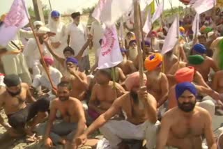 Amritsar farmer commitee protest against Farm bills 2020