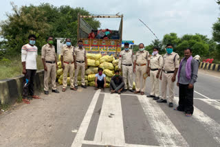 Hemp of 62 lakhs seized in Mahasamund