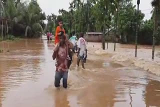 Flood in Kampur of Nagaon