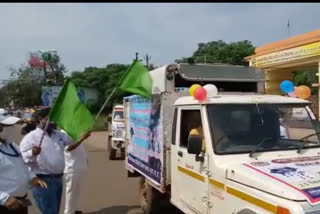 Three chariots leave for drinking water test in guna