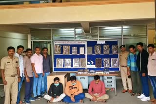 bangalore jewelry shop theft arrested by Jalahalli police