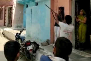 youth firing video goes viral in lalitpur