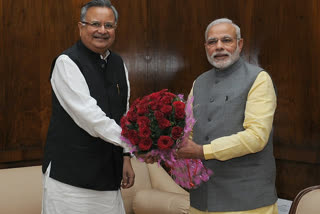 RAMAN SINGH WIT NARENDRA MODI