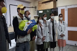 Doctors save the life of a newborn in shimla