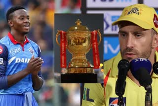 IPL 13: CSK's du Plessis holds Orange Cap, Rabada gets Purple Cap