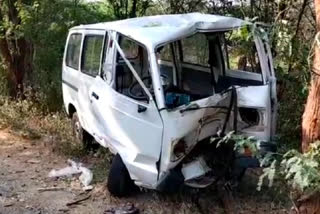 car driver seriously injured after hitting gaya in sanjay colony delhi