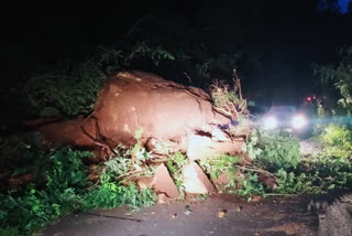 Broken landslides in paderu