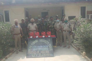 BSF seized 14 kg of heroin