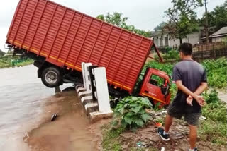 Road Accident In Hojai, Two Person Injured