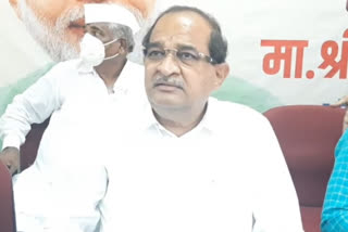 bjp leader radhakrishna vikhe patil said Declare "wet drought" in Maharashtra