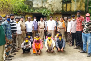 Seizure of smuggled red sandalwood