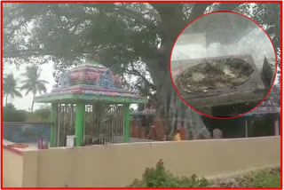lord nandhi statue destroyed in agaram chitthore district
