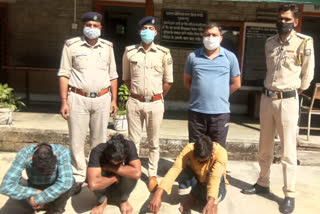 Three youth arrested with  charas in Jogindernagar of mandi