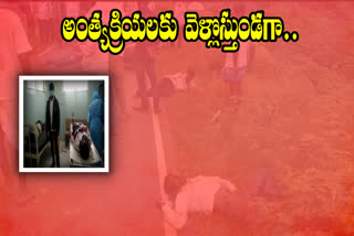 road accident at Dyacharam in vikarabad district one dead
