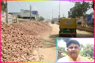 BJP leader raised questions on the development work of MLA Sanjeev Jha in Burari