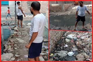 dirt issue in kirari gauri shankar enclave
