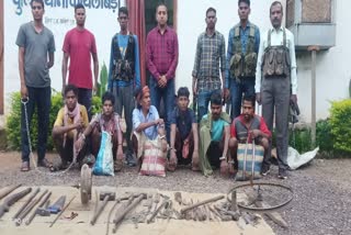 6 naxalites arrested from Koyalibeda forest in Kanker