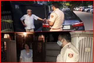 new delhi police meeting senior citizens