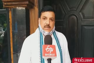 interview of aap mp sanjay singh