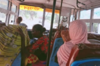 pregnant woman gives birth to a baby girl in a bus