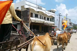 बैलगाडी मोर्चा