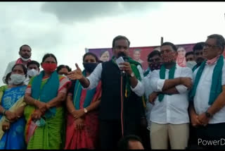 rally to support new revenue act by peddapalli MP borlakunta venkatesh