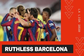 la liga: Barcelona vs Villareal