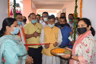 Minister Rajendra Garg inaugurated a multi-million building and amusement park in Auhar bilaspur