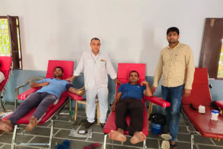 Blood donation camp organized kharkhoda