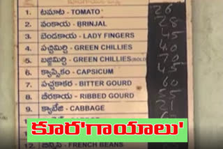 Vegetables Price hike In Markets
