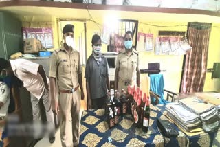 Jagatsinghpur police raid, alcohol seized, one arrested