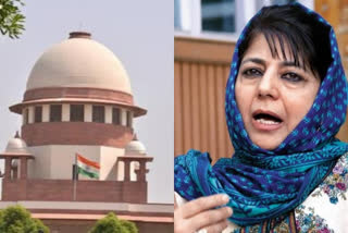 Mehbooba Mufti  SC To Hear Plea Seeking Mehbooba Mufti's Release  Abrogation of article 370  Public Safety Act  ന്യൂഡൽഹി  മെഹബൂബ മുഫ്തി  മെഹബൂബ മുഫ്തിയെ മോചിപ്പിക്കണമെന്ന ഹർജി സുപ്രീംകോടതി ഇന്ന് പരിഗണിക്കും  ഇൽതിജ മുഫ്‌തി  ആർട്ടിക്കിൾ 370