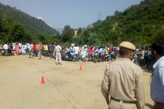 Trial for make new driving license in Dharampur