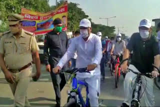 cycle rally on world heart day in yamunanagar