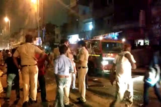 دہلی کے سیلم پور مارکیٹ میں آتشزدگی
