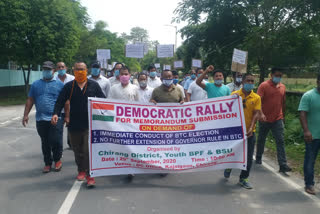 Massive Protest In Chirang District